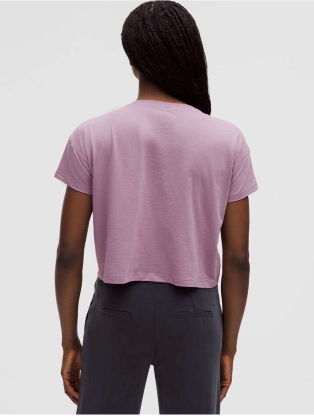 Lululemon Cates T-Shirt in Lavender Lux- Brand New with Tags - Picture 2 of 7